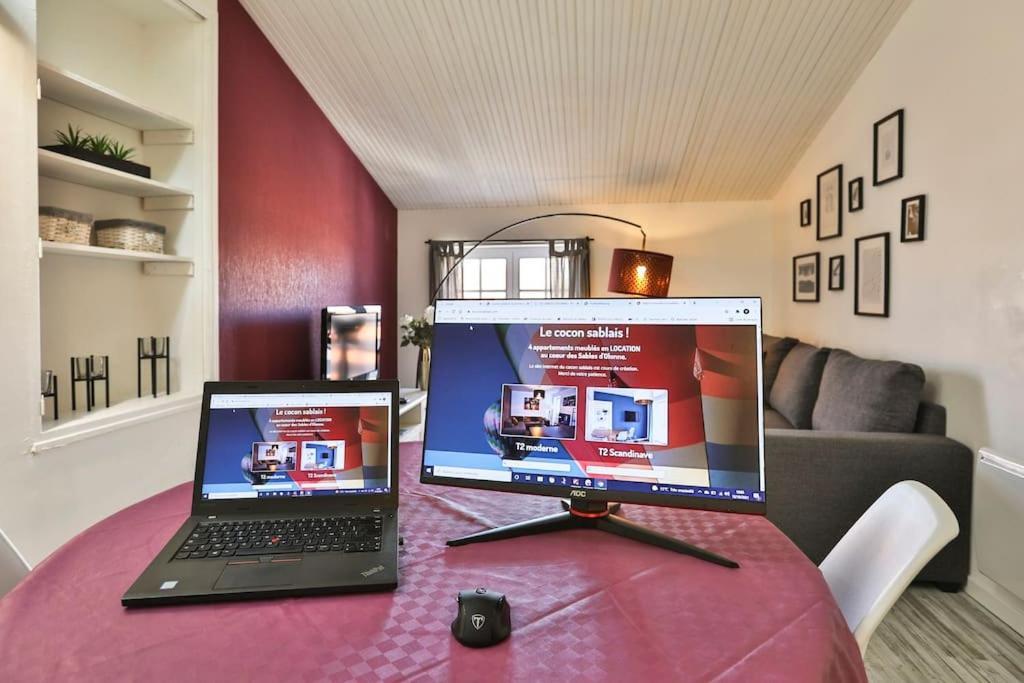 Le Cosy T2 Hypercentre ! Parking Inclus Et La Plage A 2 Min ! Les Sables-d'Olonne Luaran gambar